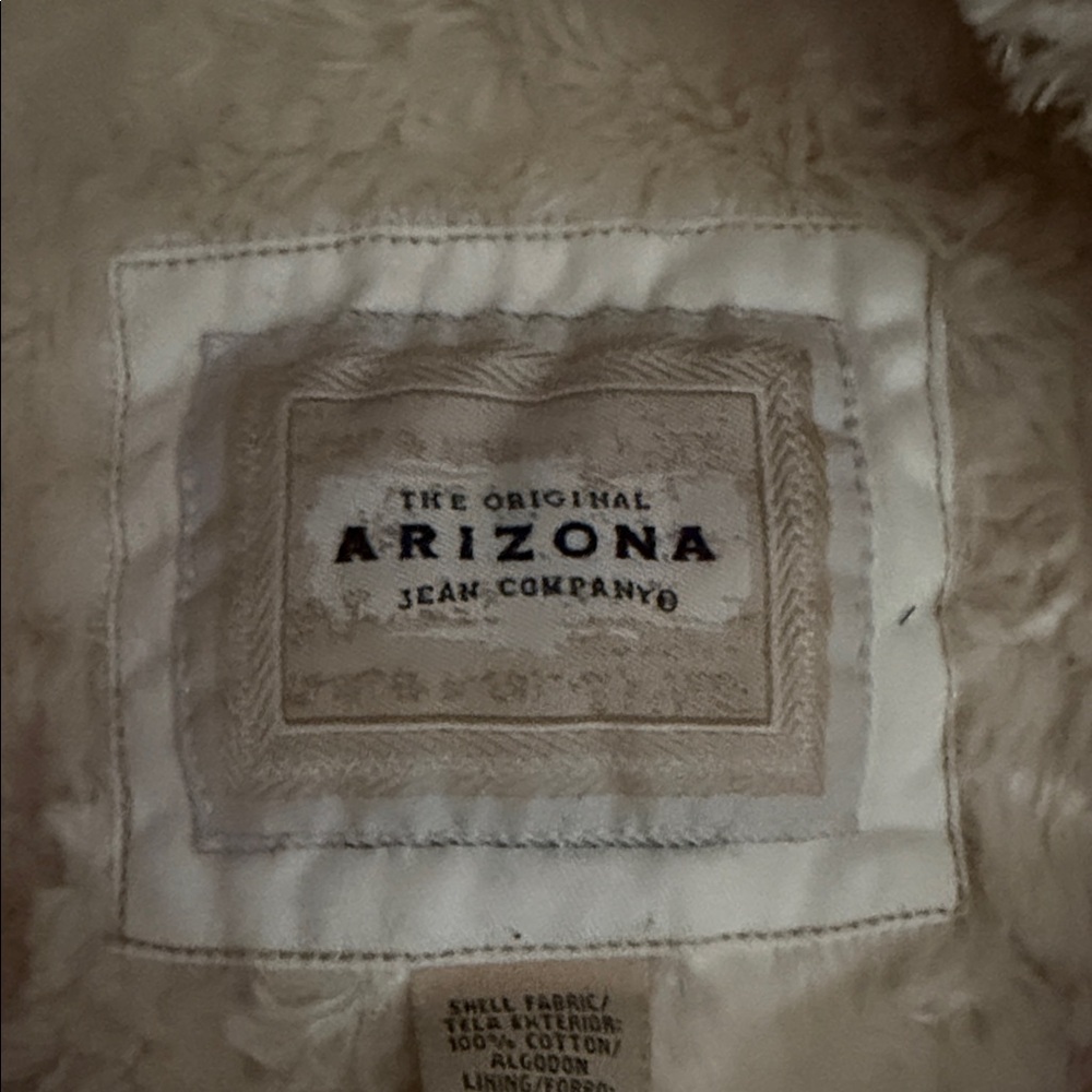 Arizona Love Cream Faux Fur Utility Jacket - Picture 2 of 4